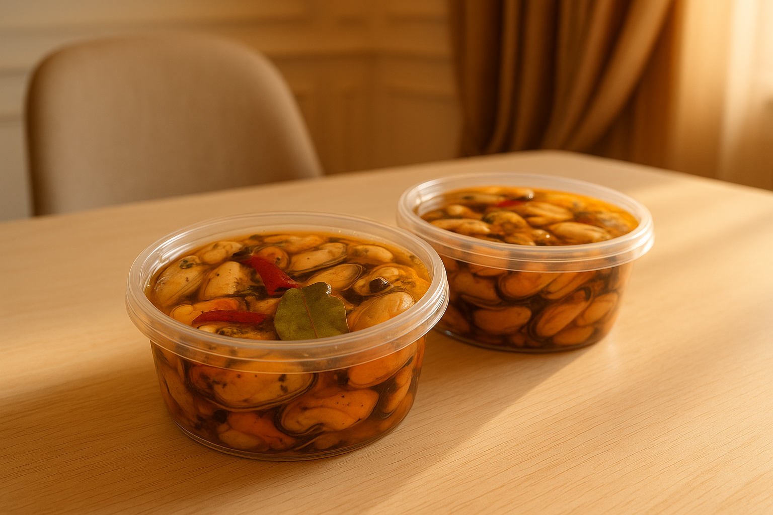 Marinuotos midijos su čili 500g