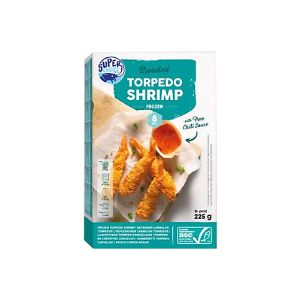 Torpedo krevetės su padažu (225g)