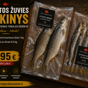 Vytintos žuvies rinkinys (1,5kg)