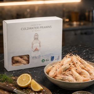 Virtos šiaurinės krevetės „Coldwater Prawns of Norway“ 2 kg